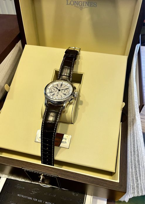 Longines Heritage Lindbergh’s Atlantic Voyage Watch full set 47,5mm