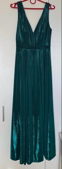 Elit Look sukienka maxi błyszcząca