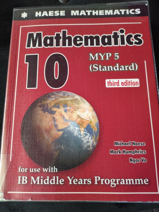 Mathematics 10 MYP Standard