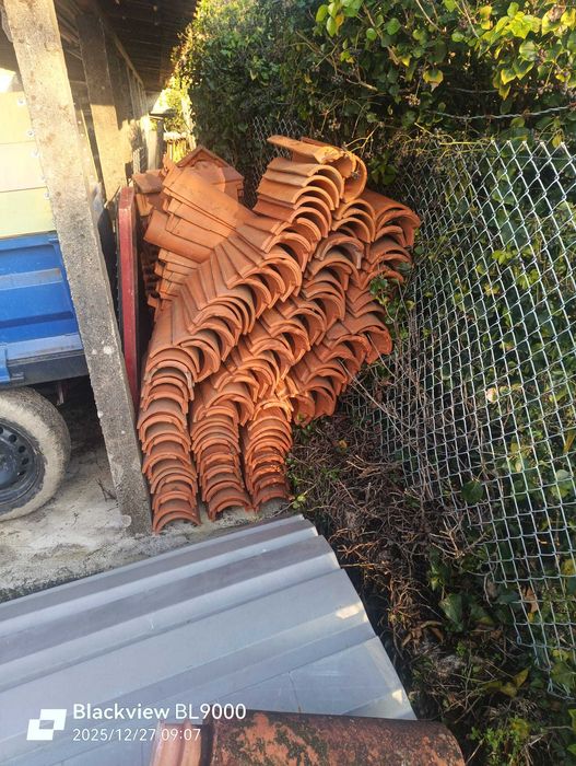 telha meia cana usadas