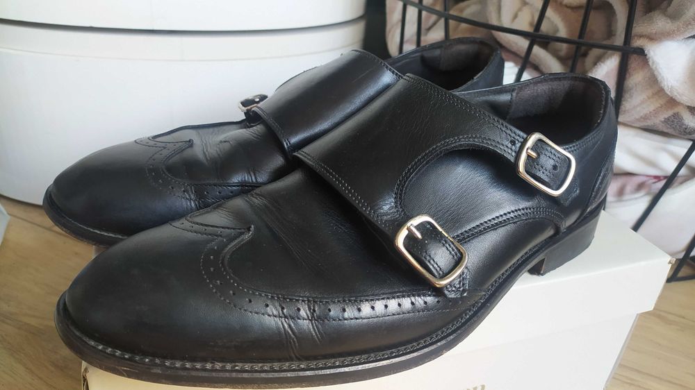 Venezia Vero Cuoio skórzane półbuty skóra naturalna 41/42 stan dobry