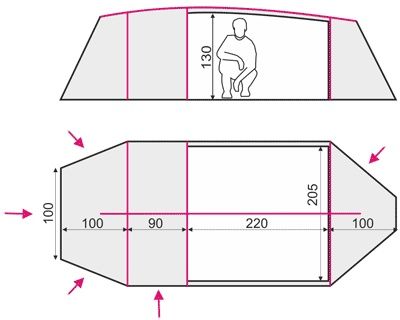 Terra Incognita Bravo 4 ALU + Footprint Minima 4