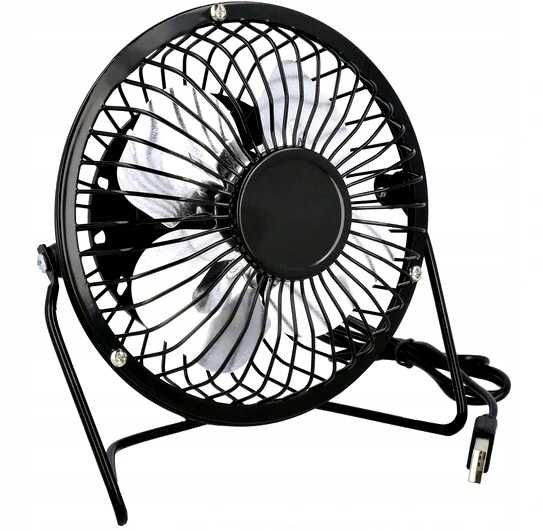 KOMPAKTOWY Wentylator stojący biurowy stołowy do domu biura wiatraczek