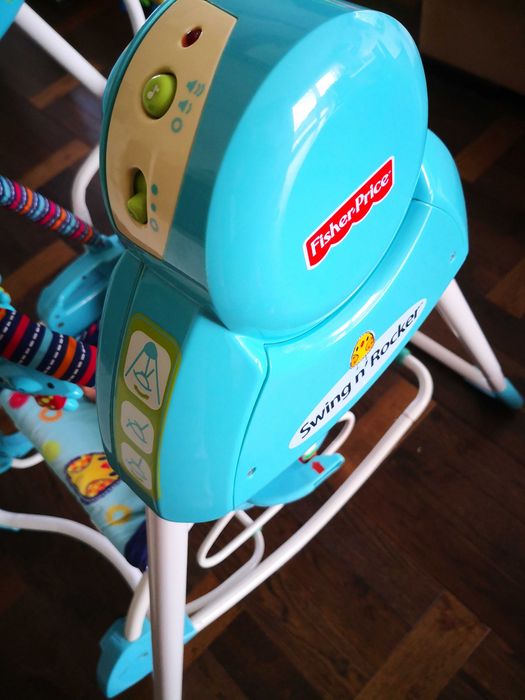 Huśtawka 3w1 leżaczek, krzesełko dla dziecka Fisher Price