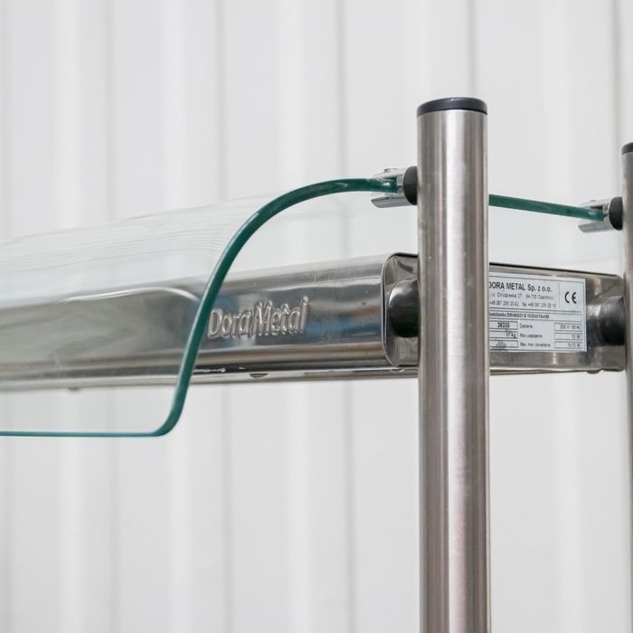 Lada sałatkowa chłodnicza Dora Metal 108x70x130 cm