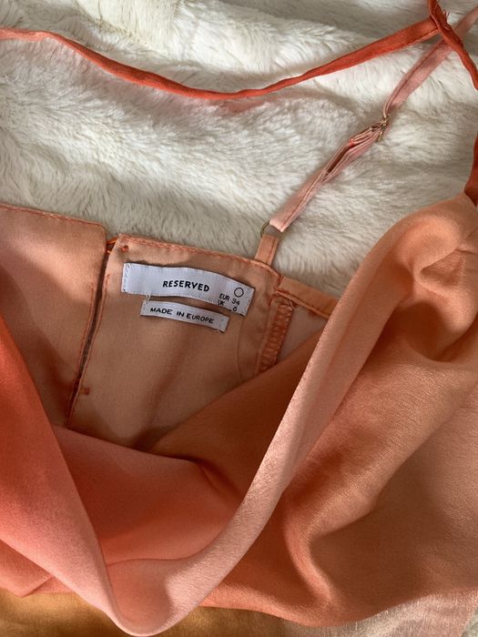 Brzoskwiniowy top ombre