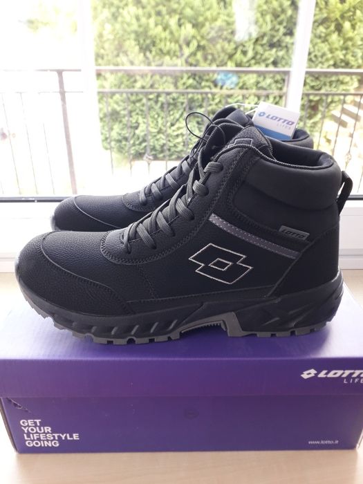 Buty trekkingowe 43 męskie czarne wodoodporne