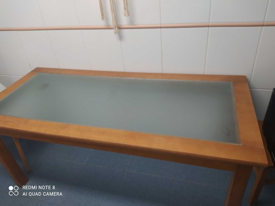 Mesa Cozinha Madeira com 4 cadeiras