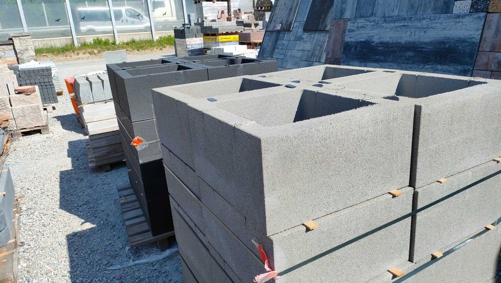 Filar podstawa pod pompę piec 48x48x25 donica gazon doniczka kwietnik