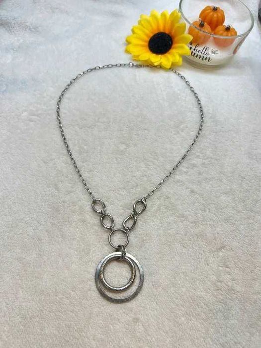 Naszyjnik Basic casual serca serduszka metal metalowy grunge 2
