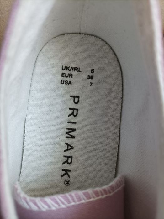 Nowe trampki sneakersy tenisówki Primark 38