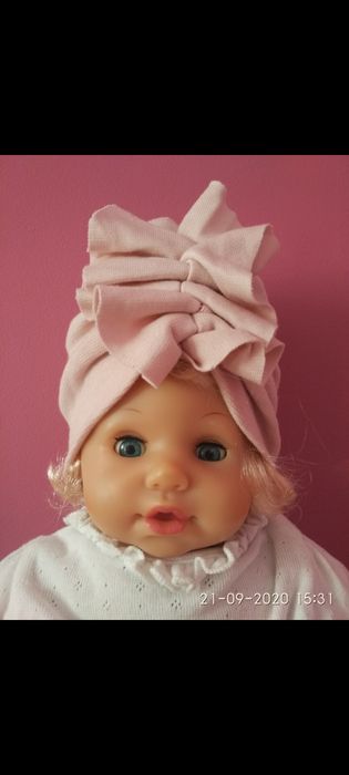 Czapka wiosenna turban dla dziewczynki 6-24 miesiące