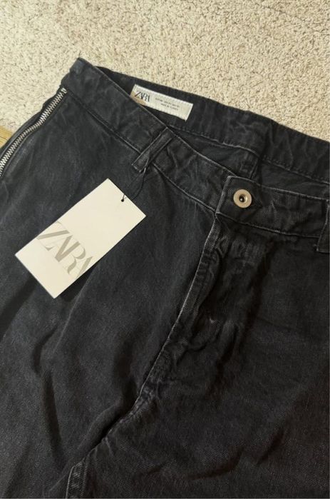 Zip Zara flared jeans клеш кльош джинси