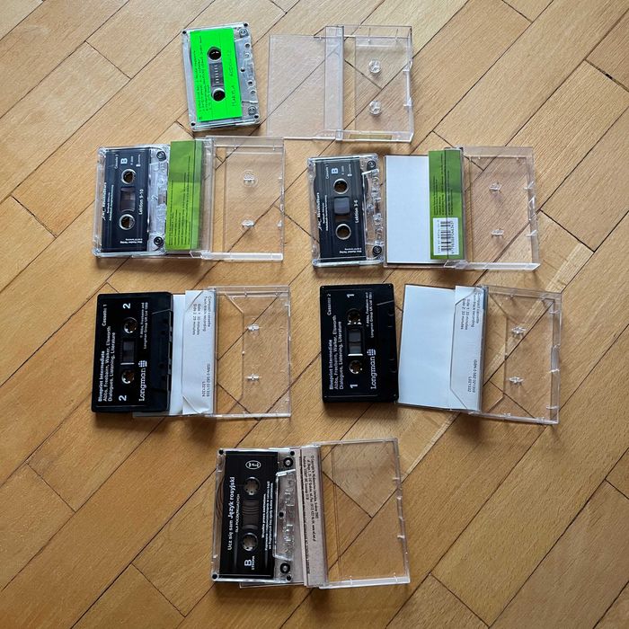 Kasety magnetofonowe 5+5 szt PRL