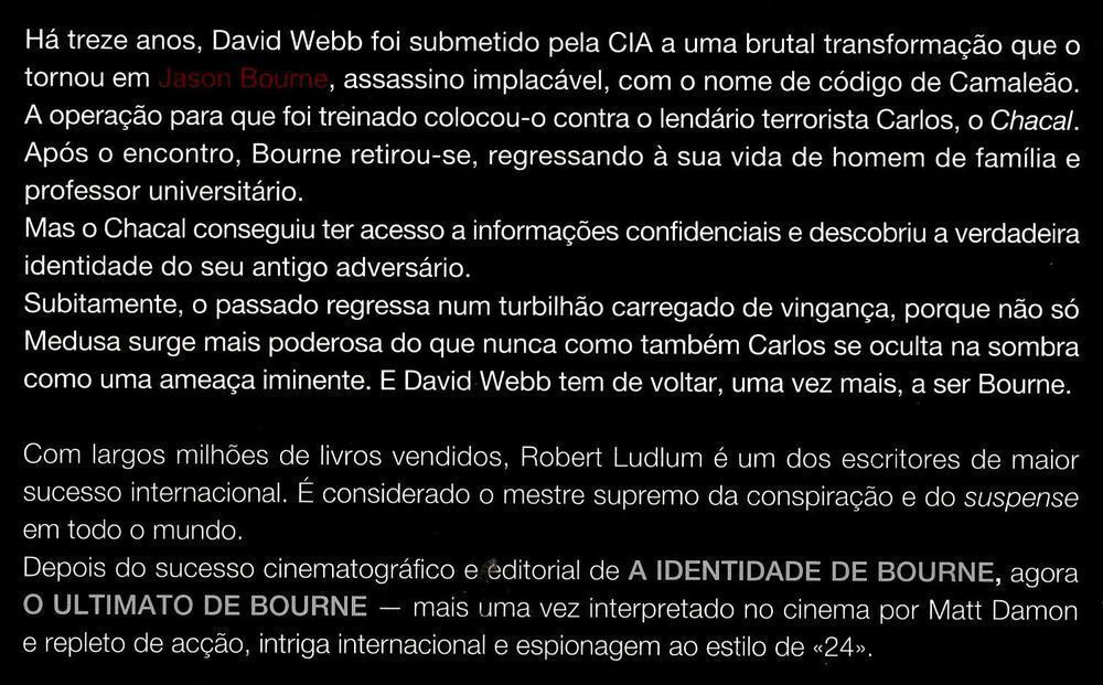 Livro O Ultimato de Bourne de Robert Ludlum [Portes Grátis]
