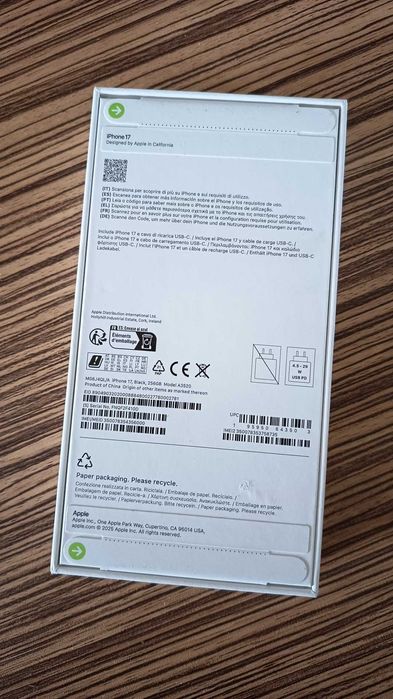 iPhone 17 (novo, ainda selado)