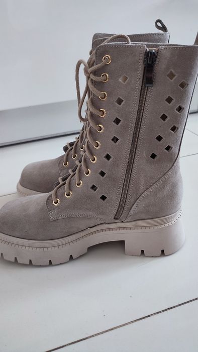 Botki skóra naturalna rozm 37