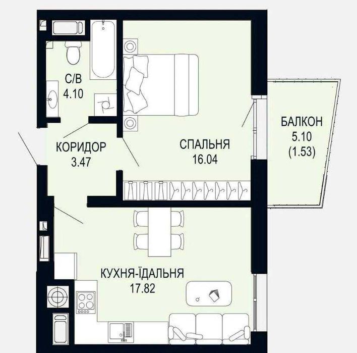 Продаж 1-кім квартири в ЖК Viking Hills по вул. Щурата / Студинського - Вид 4