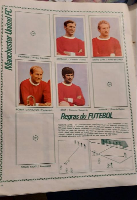 Campeões Europeus de Futebol 1968/69 Palirex | Caderneta Futebol
