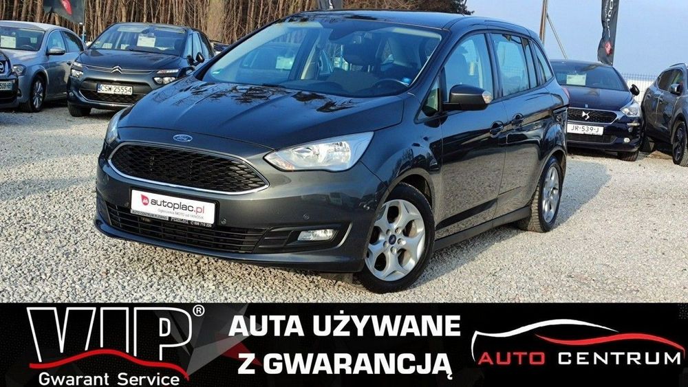 Ford Grand C-MAX 1.0i 125kM Klima Asystent Temp.Grzane Kierownica Navi GOTOWY DO JAZDY