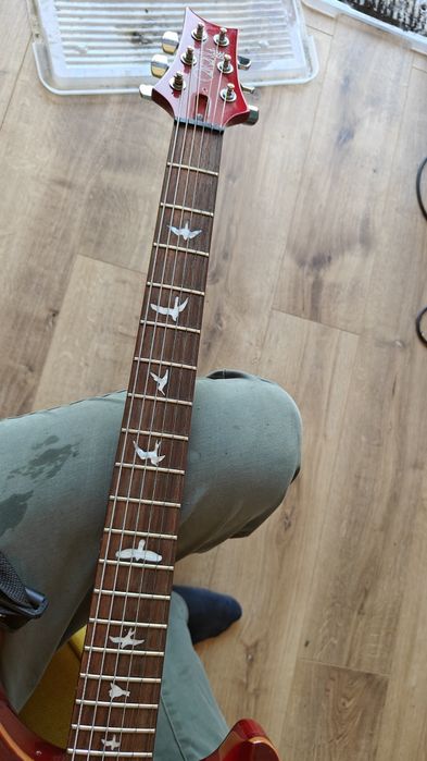 PRS Gitara elektryczna barytonowa SE 277, szkarłatna czerwień