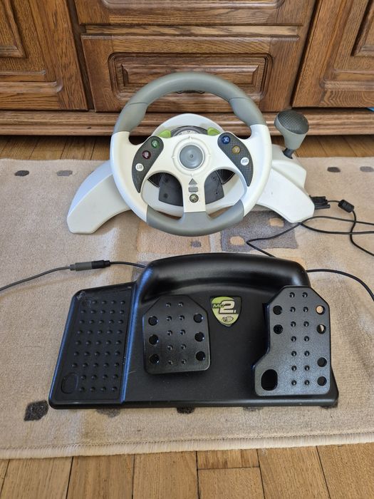 Kierownica xbox 360 Madcatz MC2 + pad przewodowy