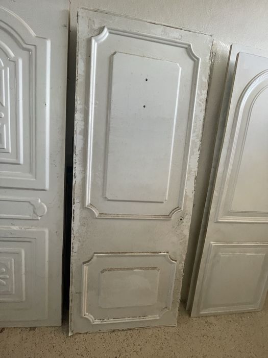 Paineis de portas de aluminio branco