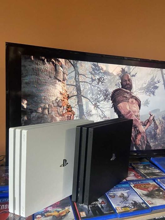 Магазин. Playstation 4 PRO 1000GB! 1 или 2 геймпада! + Игры
