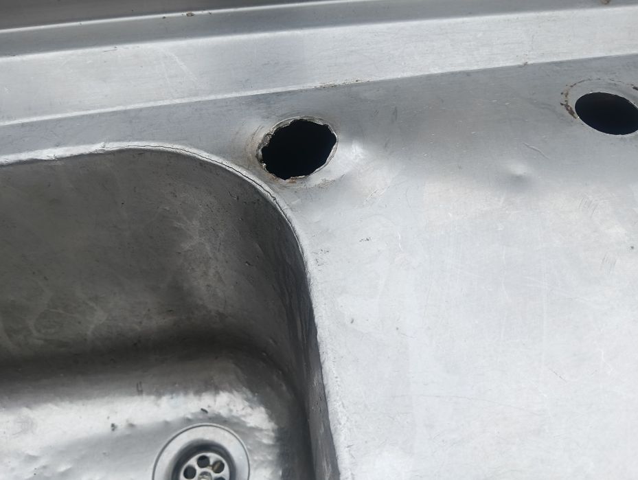 Bancada em inox com pio