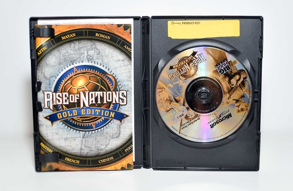 Gra PC #	Rise Of Nations Gold Edition + Splinter + Empire Earth