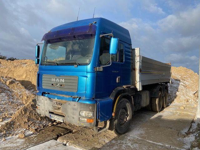 MAN TGA26.480  Wywrotka MAN TGA 26.480 Resory Napęd 6x4 rok 2004 zabudowa Alu-Duńska