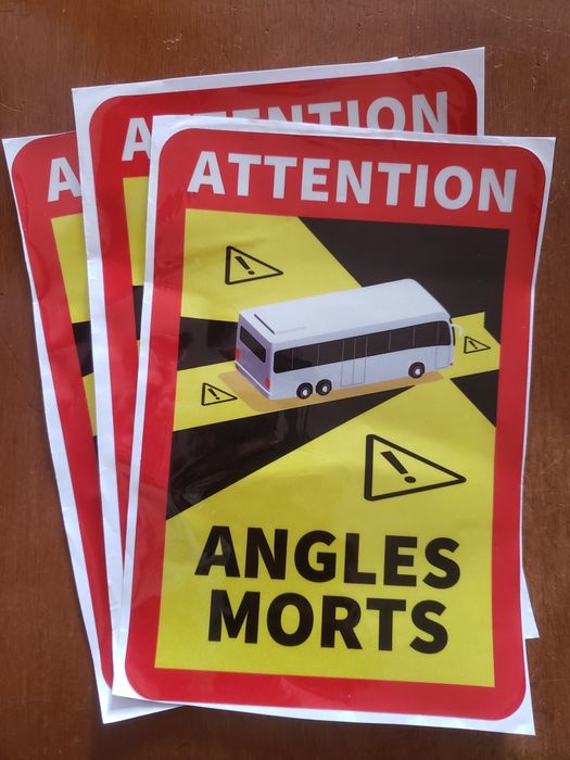 Autocolantes reflectores Ângulos Mortos p/ pesados