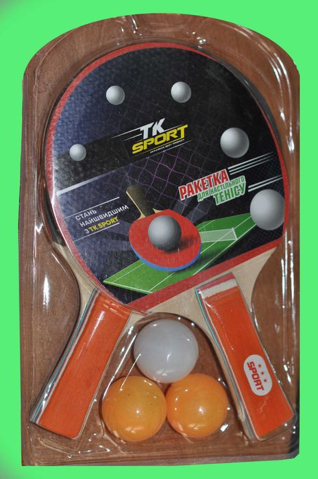 Ракетки для настольного тенниса(пинг понг), шарик-комплект