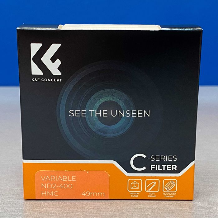 K&F Concept B-Series ND2-400 (Filtro ND Variável) - 49mm - SELADO