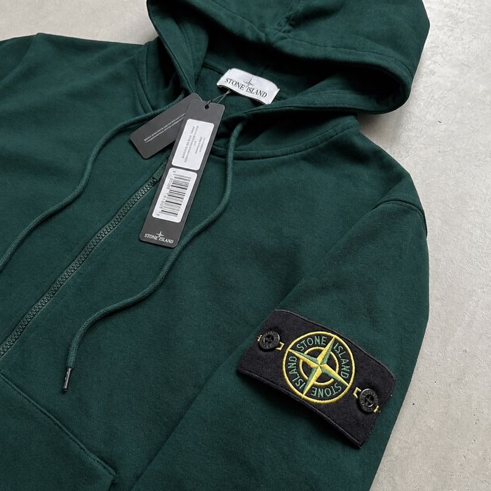 Олх доставка! Зіп-худі stone island | кофта Стон Айленд темно-зелений | Стонік зіпка  S M L XL