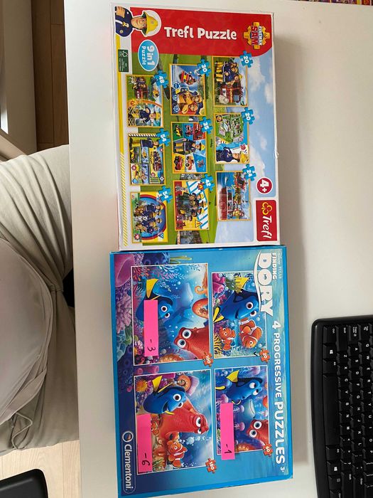 Puzzle Strażak Sam + gratis