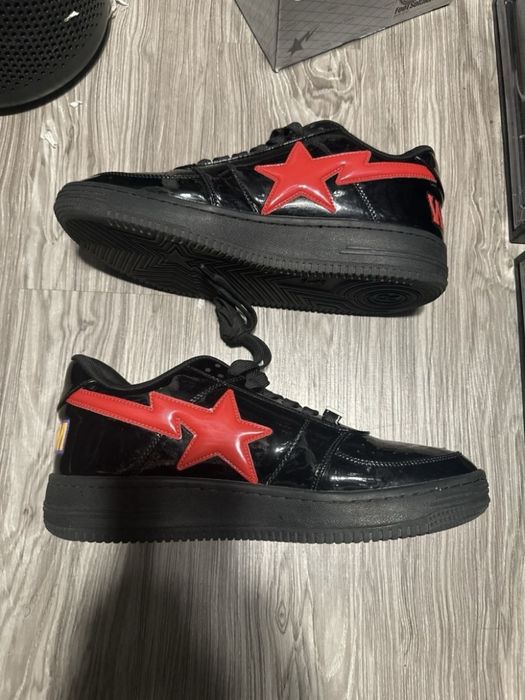 A Bathing Ape Bape Sta Low Shark Black