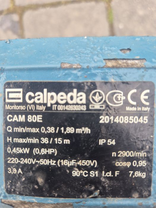 Pompa do wody, paliwa,oleju