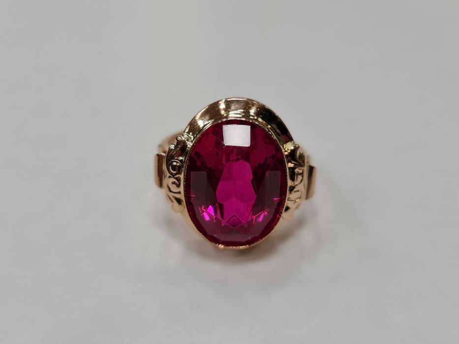 II poł. XX wieku! Złoty pierścionek/ Radzieckie 583/ 7.00 gram/ R13