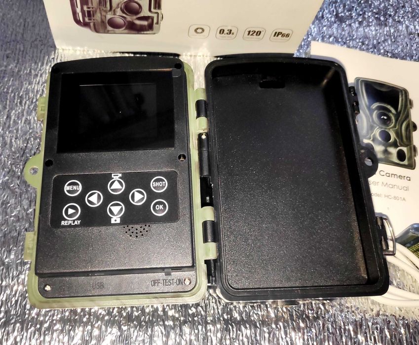 Новая фотоловушка с литиевым аккумулятором большой ёмкости. Фото+видео