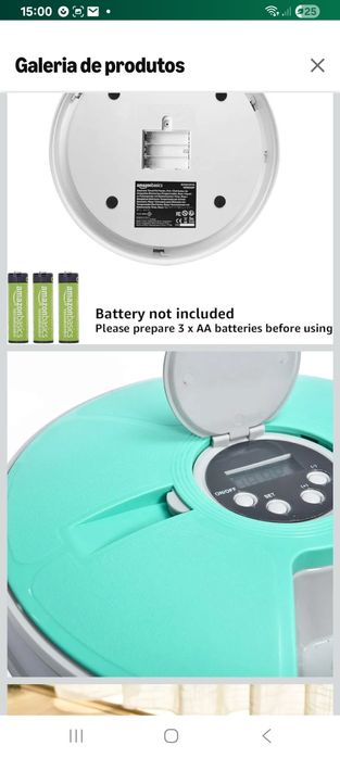 Alimentador automático para cães/gatos