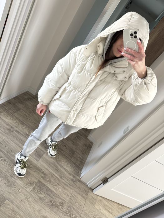 Пуховик зима до -20. Білий