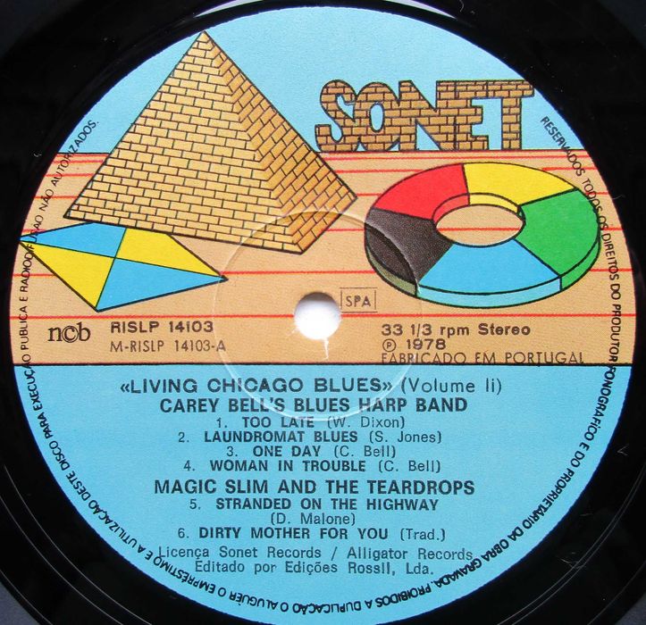 Living Chicago Blues - - - - - Vários  - - - - - Caixa com 3 X LP