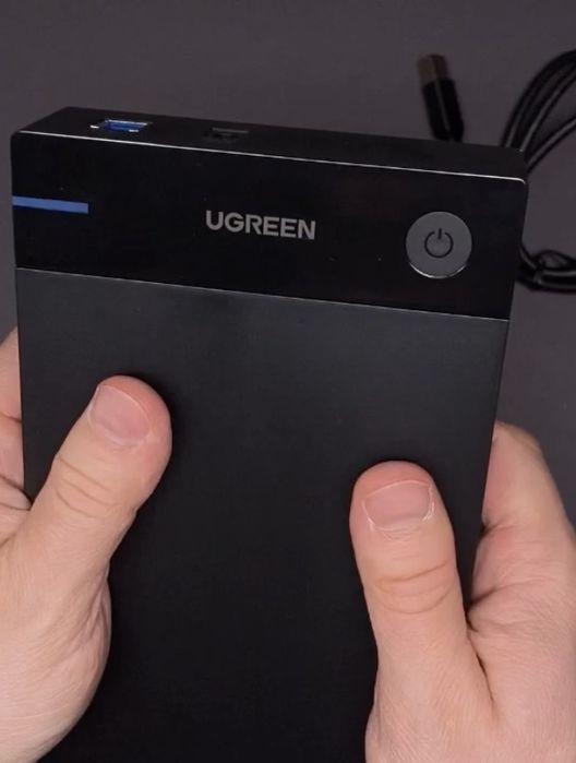 Зовнішній корпус Ugreen HDD SSD 3.5 SATA USB 3.0 USP Black