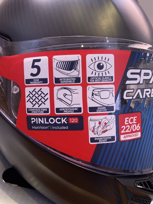 Capacete Shark Spartan RS Carbon 1.3 SE Carbono