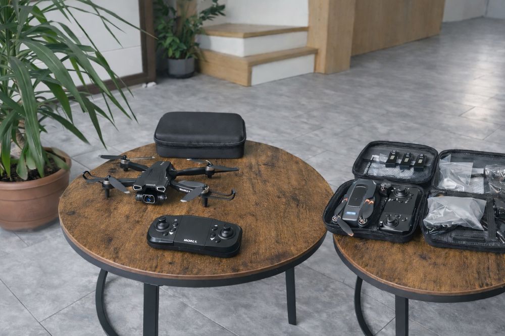 Dron IDEA  12PRO  NOWY  + drugi dron jako BONUS łącznie 6 baterii