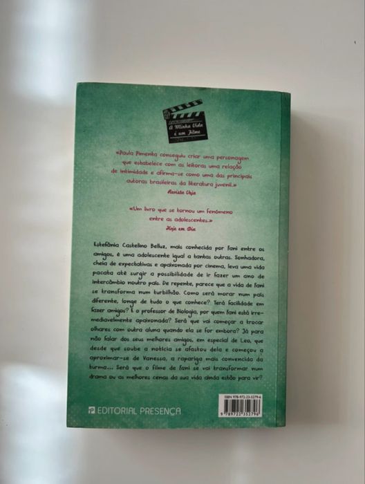 Livro “A minha vida é um filme” da Paula Pimenta