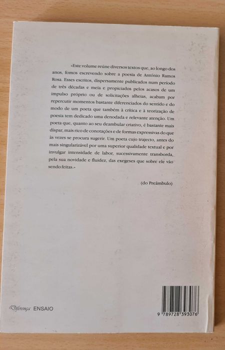 Livro "António Ramos Rosa ou o Diálogo com o Universo"