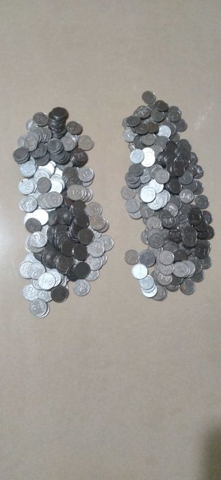 Монеты номиналом 1и2коп