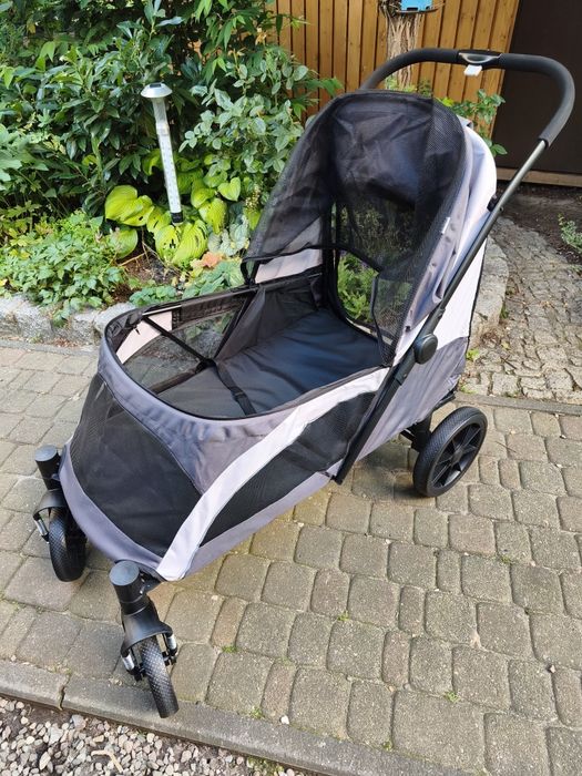 Spory wózek dla psów PawHut do 30 kg